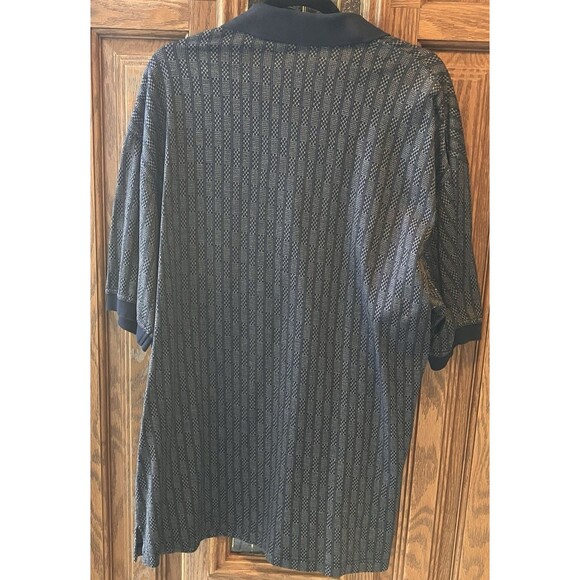 PING Golf Knit Polo Shirt Mens L Windowpane Check 100% Mercerized Combed Cotton - Picture 6 of 10